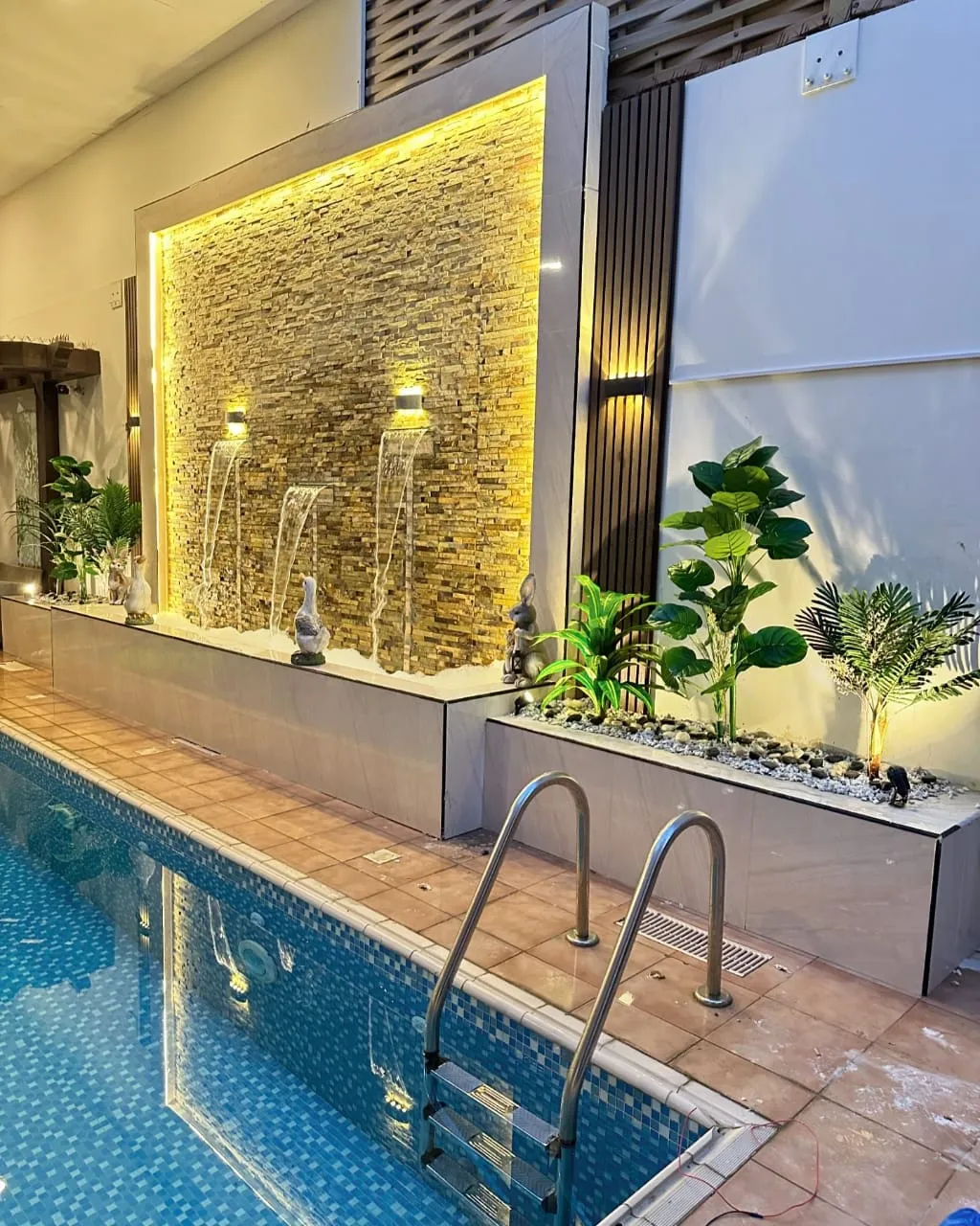 تصميم شلالات حديثه لمنازل وفلل جدة 