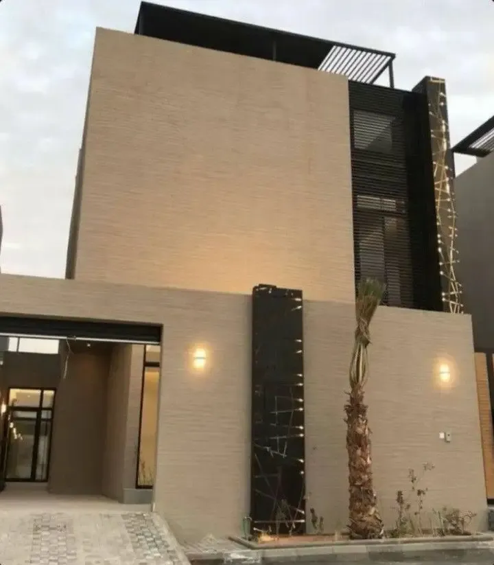 معلم دهانات خارجية رائعة في حي النخيل بجدة 