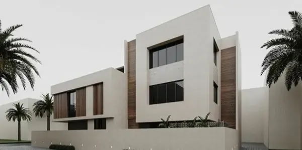 معلم دهانات خارجية رائعة في حي النخيل بجدة 