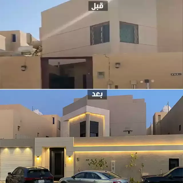 معلم دهانات بروفايل خارجي في حي السنابل بجدة 