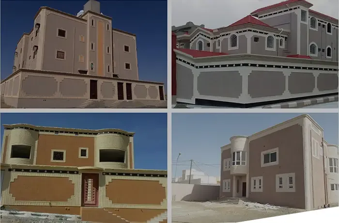 معلم دهانات بروفايل خارجي في حي السنابل بجدة 