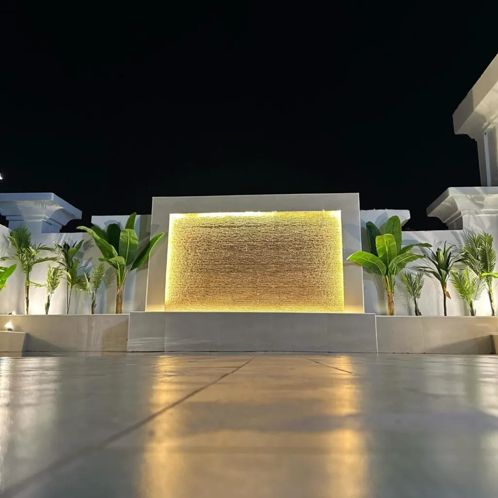 تصميم شلالات حديثه لمنازل وفلل جدة 