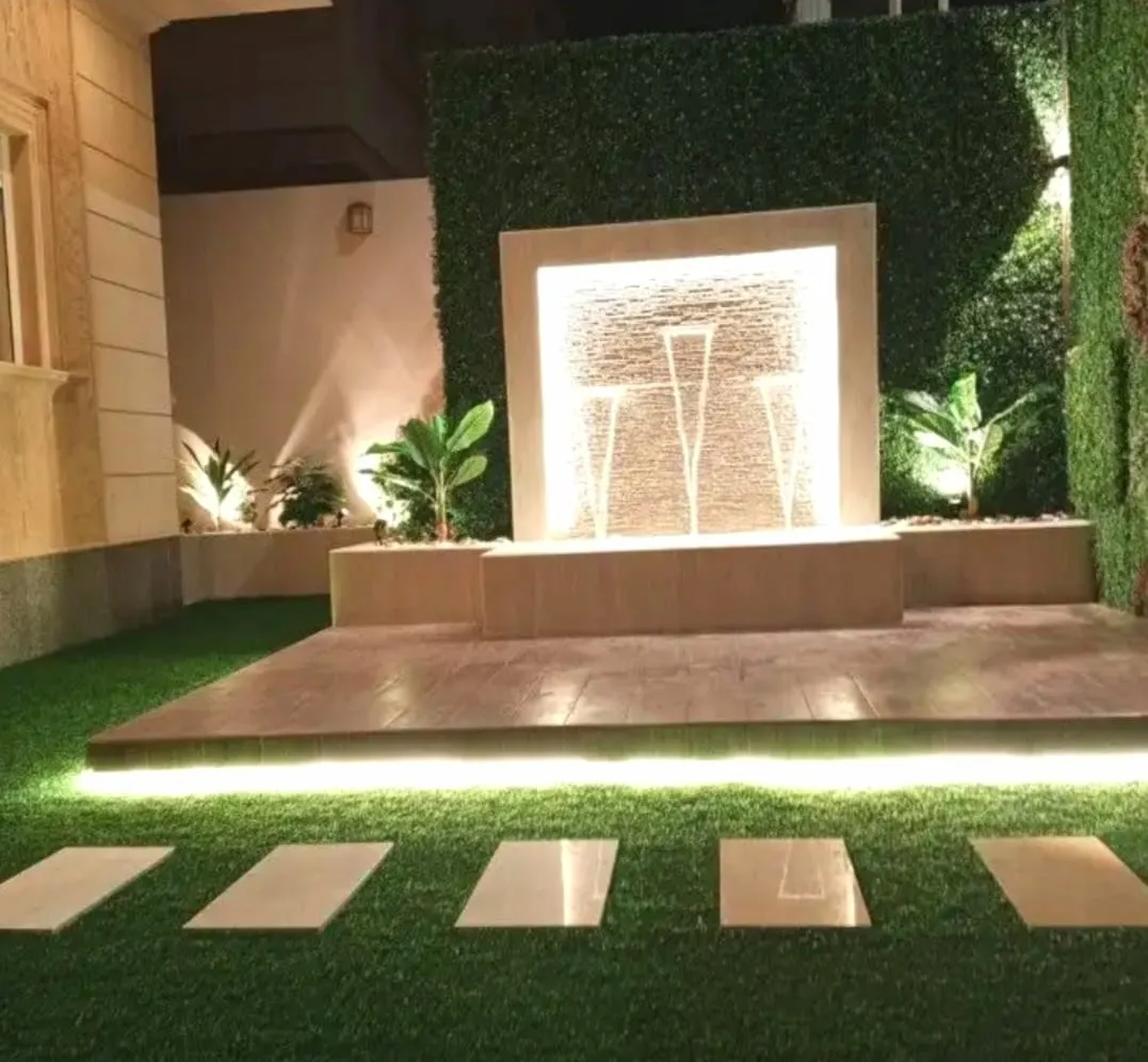 تصميم شلالات حديثه لمنازل وفلل جدة 