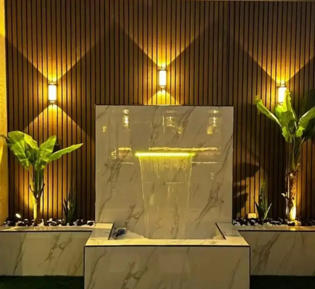 تصميم شلالات حديثه لمنازل وفلل جدة 