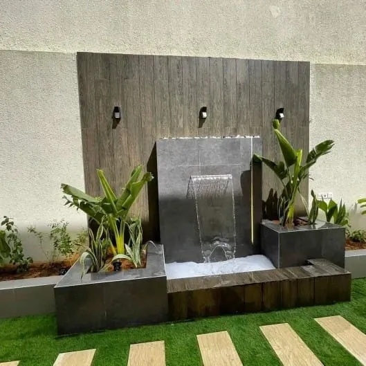 تصميم شلالات حديثه لمنازل وفلل جدة 