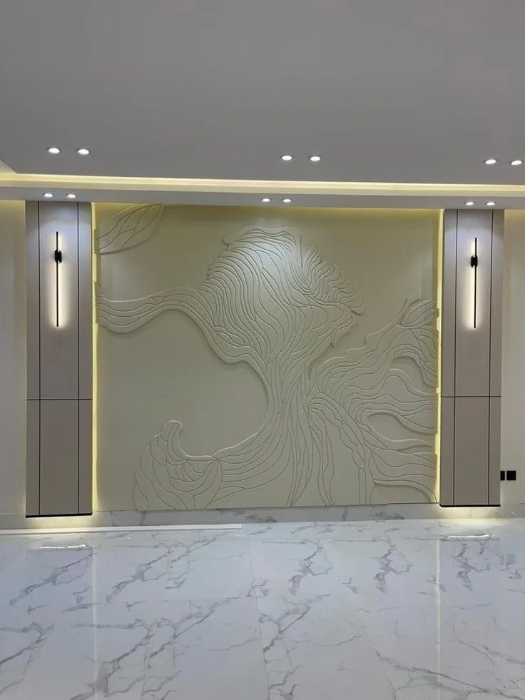 معلم دهانات وديكورات فوم وبديل الشيبورد ودواليب حي الربوة 