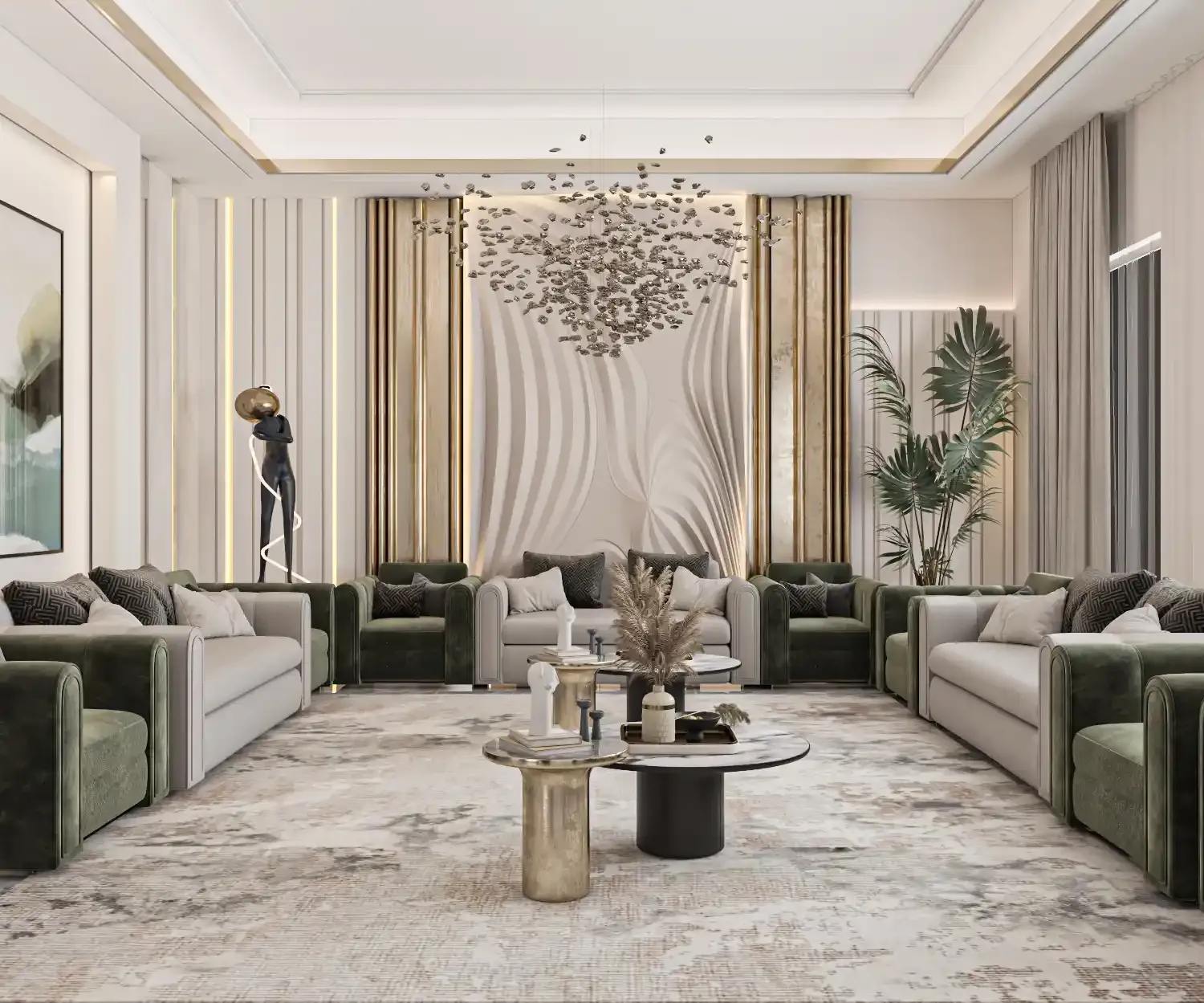 أحدث ديكورات ودهانات الجدران حي صفا: دليل شامل لتجديد منزلك