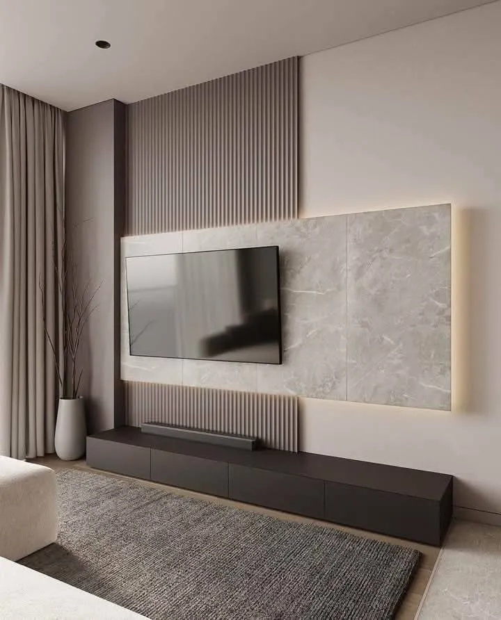 ديكورات جبس بورد شاشات بجدة: أحدث تصاميم شاشات بلازما مودرن 