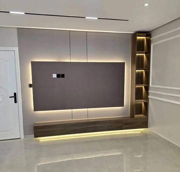 ديكورات جبس بورد شاشات بجدة: أحدث تصاميم شاشات بلازما مودرن 