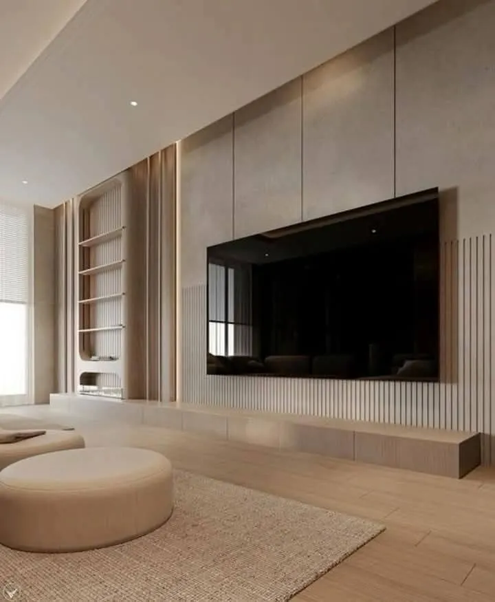 ديكورات جبس بورد شاشات بجدة: أحدث تصاميم شاشات بلازما مودرن 